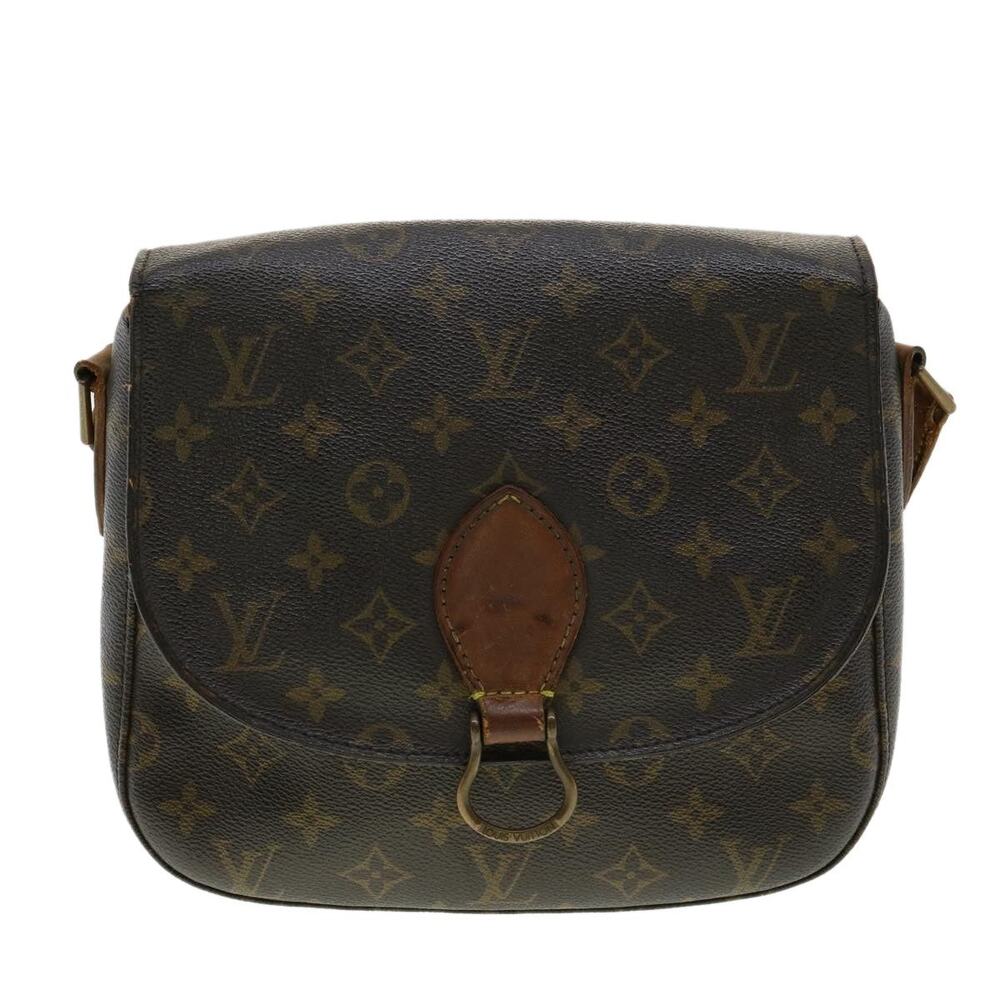 Louis Vuitton Monogram Saint Cloud GM Shoulder Bag Brown